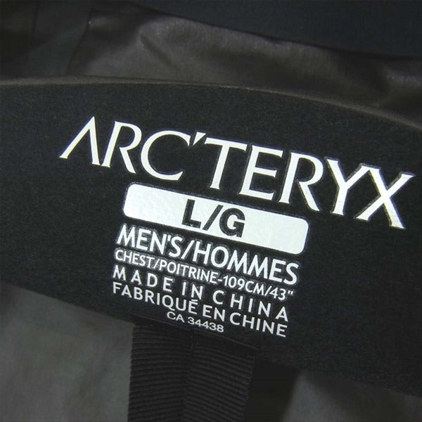 ARC'TERYX アークテリクス 国内正規品 21776 Zeta SL Jacket ゼータ ジャケット 黒系 L/G【新古品】【未使用】【中古】