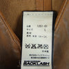 バックラッシュ 1251-01  レザーベスト ジップアップ  ベスト ジレ ブラウン系 3【美品】【中古】