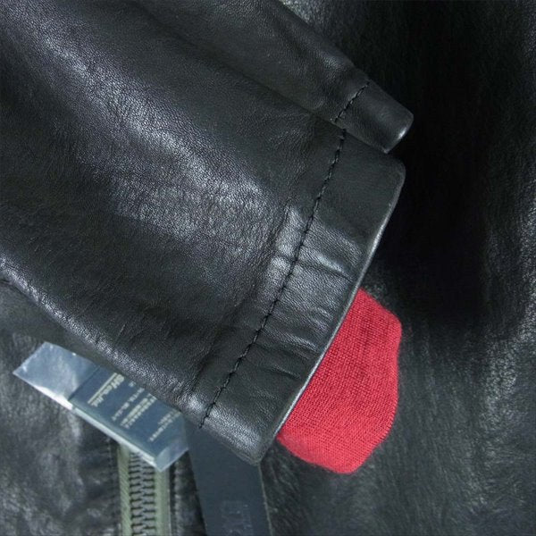 バックラッシュ 1446-01 SCREAMING JAY レイヤード レザー ブルゾン ジャケット ブラック系 M【中古】