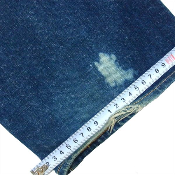 RATS ラッツ RSD-010 ストレート ストレートデニム 日本製 刺繍  デニム パンツ インディゴブルー系 L【中古】