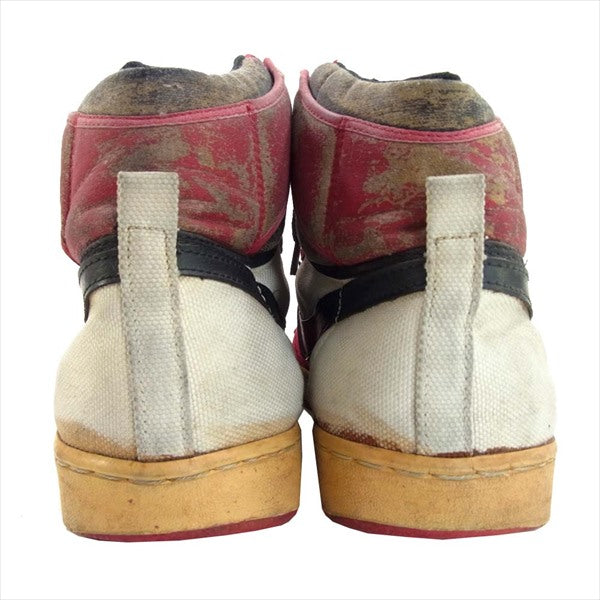 NIKE ナイキ 観賞用 850709SH AIR JORDAN1 KO 85年 韓国製 ジョーダン ノックアウト キャンバス スニーカー レッド系 12【中古】