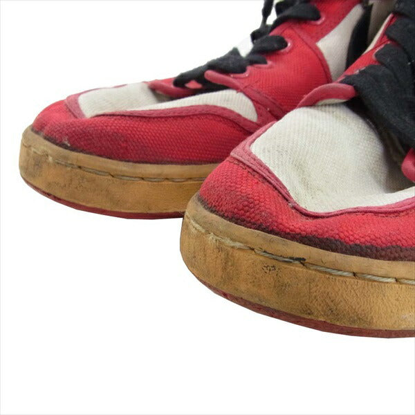 NIKE ナイキ 観賞用 850709SH AIR JORDAN1 KO 85年 韓国製 ジョーダン ノックアウト キャンバス スニーカー レッド系 12【中古】