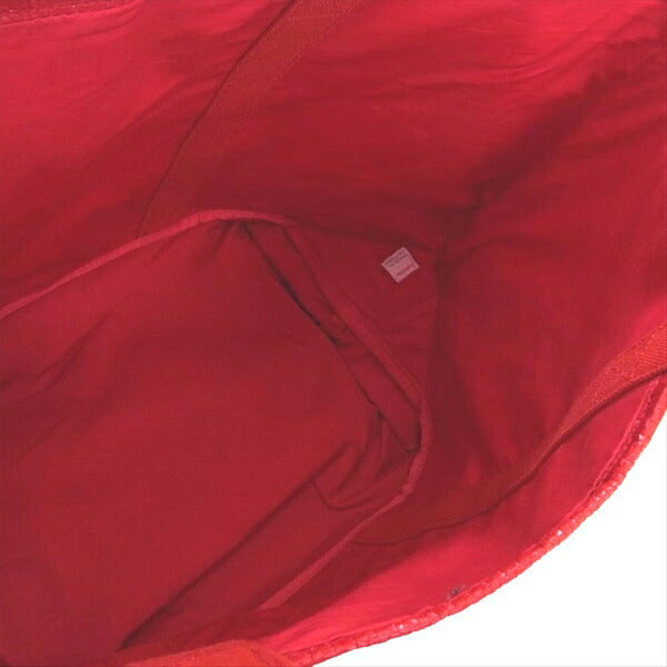 Supreme シュプリーム 20SS Raffia Tote Red ロゴ プリント ラフィア トート バッグ レッド系【新古品】【未使用】【中古】
