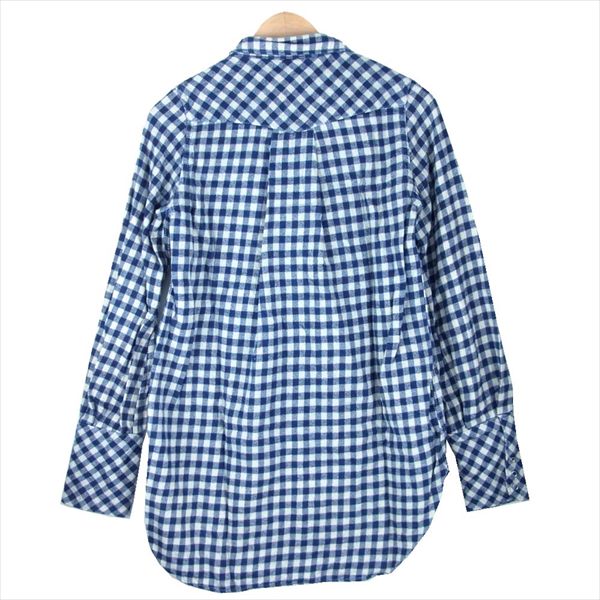 HYSTERIC GLAMOUR ヒステリックグラマー 0104AH04 チェック シャツ ワンピース レディース 長袖シャツ ネイビー系 FREE【中古】