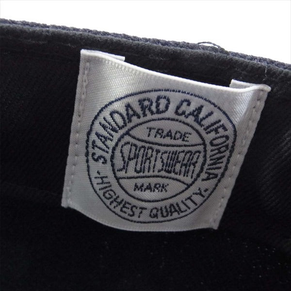 NEW ERA ニューエラ スタンダードカリフォルニアSTANDARD CALIFORNIA アメリカ独立記念 SD刺繍 キャップ ネイビー×レッド 7 1/4【美品】【中古】