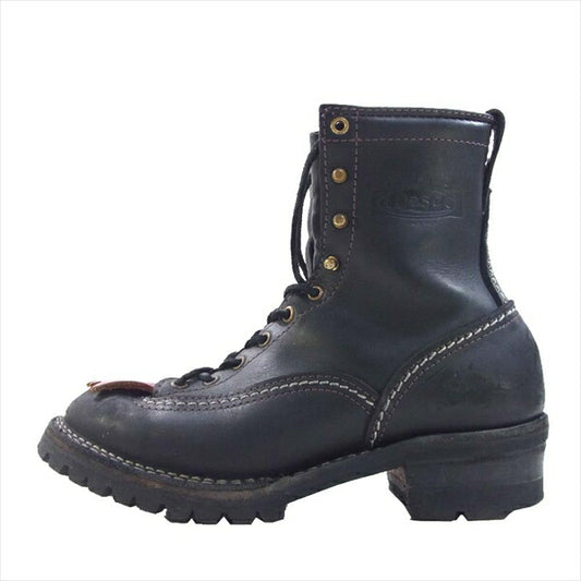 WESCO ウエスコ BK108100 Custom Jobmaster カスタム ジョブマスター レースアップ ブラック系 8D【中古】
