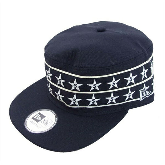 Supreme シュプリーム ニューエラ NEW ERA 19SS Star Pillbox スターピルボックス キャップ 帽子 ネイビー系 【美品】【中古】 ネイビー系【美品】【中古】