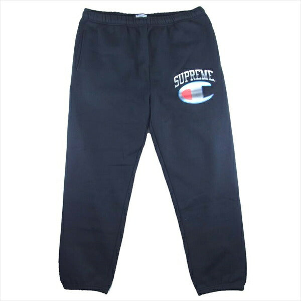 Supreme シュプリーム 19SS チャンピオン Champion Chrome Sweatpant クローム スウェット パンツ  ブラック系 S【美品】【中古】