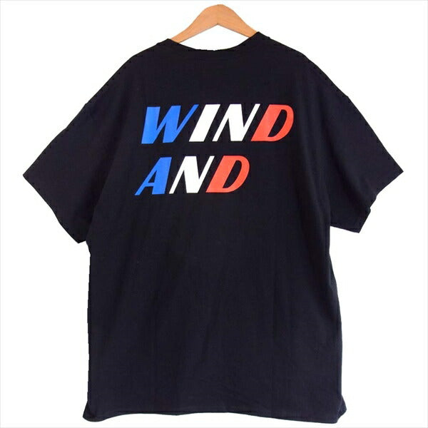 ウィンダンシー WDS-20S2-CS-05 TRICOLOR TEE トリコロール プリント Tシャツ 黒系 XL【美品】【中古】