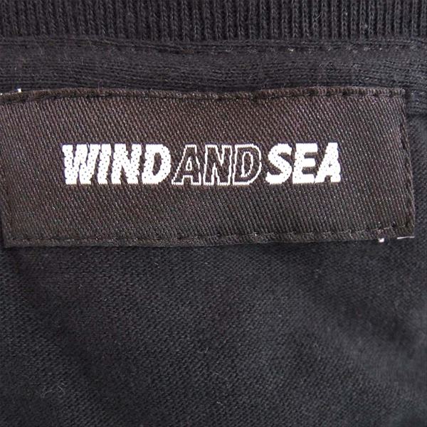 ウィンダンシー WDS-20S2-CS-05 TRICOLOR TEE トリコロール プリント Tシャツ 黒系 XL【美品】【中古】