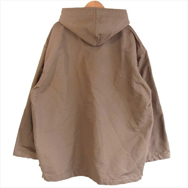 GRAPHPAPER グラフペーパー 未使用品 20AW GM203-30078 Double Face Twill Anorak ダブルフェイス ツイル アノラック パーカー ベージュ系 2【極上美品】【中古】