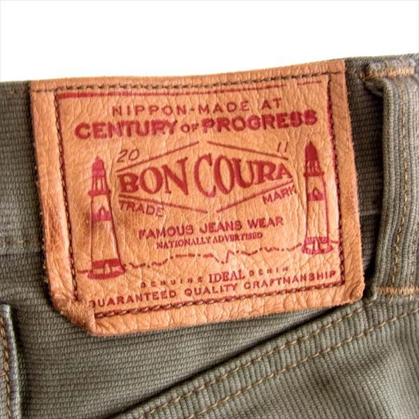 BONCOURA ボンクラ シンチバック ショーツ ショートパンツ カーキ(オリーブグリーン)系 28【中古】