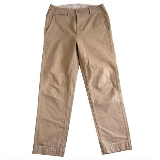 BONCOURA ボンクラ メンズ コットンパンツ 日本製 無地 チノパンツ ベージュ系 28【中古】