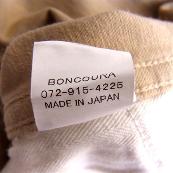 BONCOURA ボンクラ メンズ コットンパンツ 日本製 無地 チノパンツ ベージュ系 28【中古】