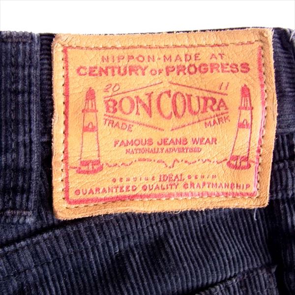 BONCOURA ボンクラ メンズ コットン 日本製 コーデュロイ パンツ  グレー系 28【中古】