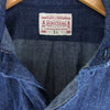 BONCOURA ボンクラ DENIM BD SHIRT ボタンダウン デニム 長袖シャツ ネイビー系 36【中古】