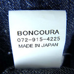 BONCOURA ボンクラ DENIM BD SHIRT ボタンダウン デニム 長袖シャツ ネイビー系 36【中古】