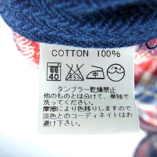 BONCOURA ボンクラ  ワーク ジレ ヘリンボーン チェック ベスト マルチカラー系 36【美品】【中古】