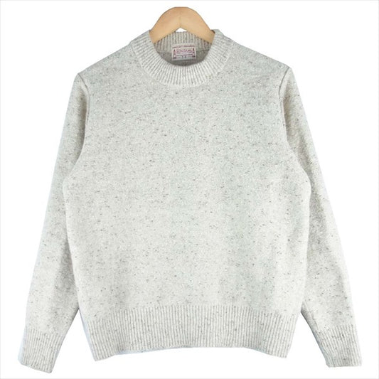 BONCOURA ボンクラ モックネック セーター ニット ベージュ系 36【美品】【中古】