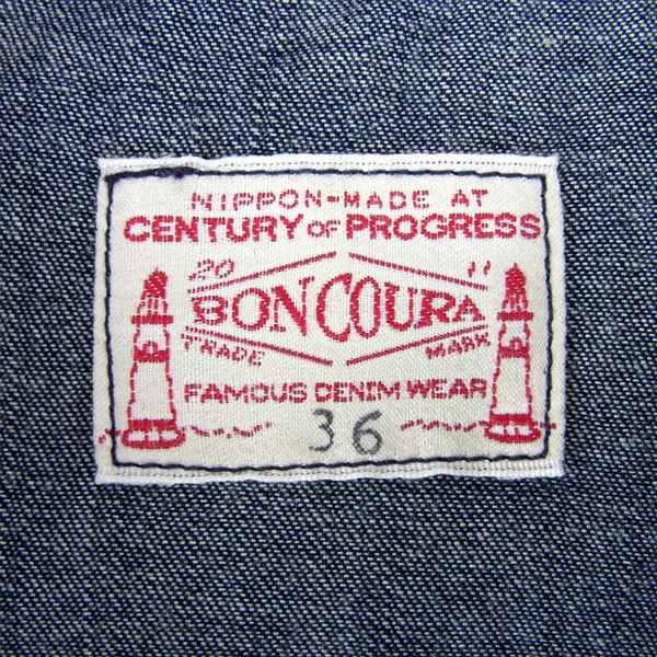 BONCOURA ボンクラ スウィングトップ デニム ジャケット ネイビー系 36【中古】