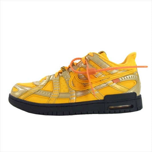 NIKE ナイキ オフホワイト OFF-WHIE CU6015-700 AIR RUBBER DUNK エア ラバーダンク イエロー系 29cm【新古品】【未使用】【中古】