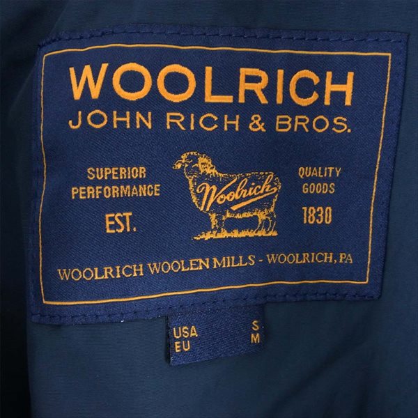 WOOLRICH ウールリッチ WOCPS2789 MALLARD BOMBER マラード ボンバー ジャケット  ネイビー系 USA S【新古品】【未使用】【中古】