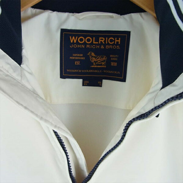WOOLRICH ウールリッチ WOCPS2789 MALLARD BOMBER マラード ボンバー ベージュ系 USA XS【新古品】【未使用】【中古】