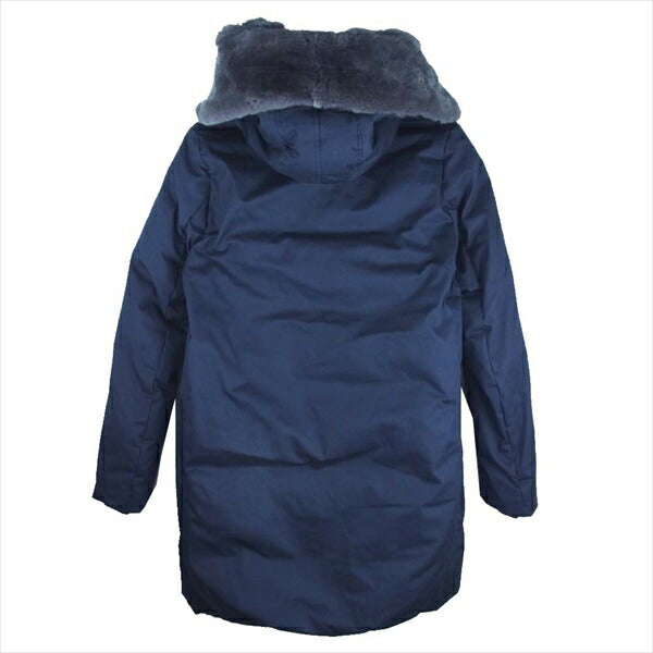 WOOLRICH ウールリッチ WWCPS2869 コクーンパーカ ファー付き ダウンコート ジャケット ネイビー系 S【新古品】【未使用】【中古】