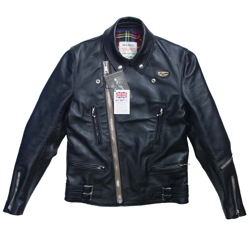 Lewis Leathers ルイスレザー 391T ライトニング タイトフィット ライダース ジャケット ブラック系 36【極上美品】【中古】