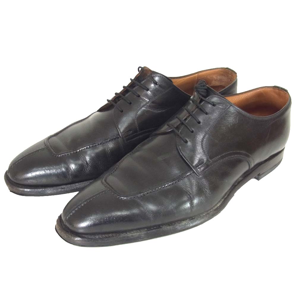 SCOTCH GRAIN スコッチグレイン 119 Uチップ レザー シューズ ブラック系 26 1/2【中古】