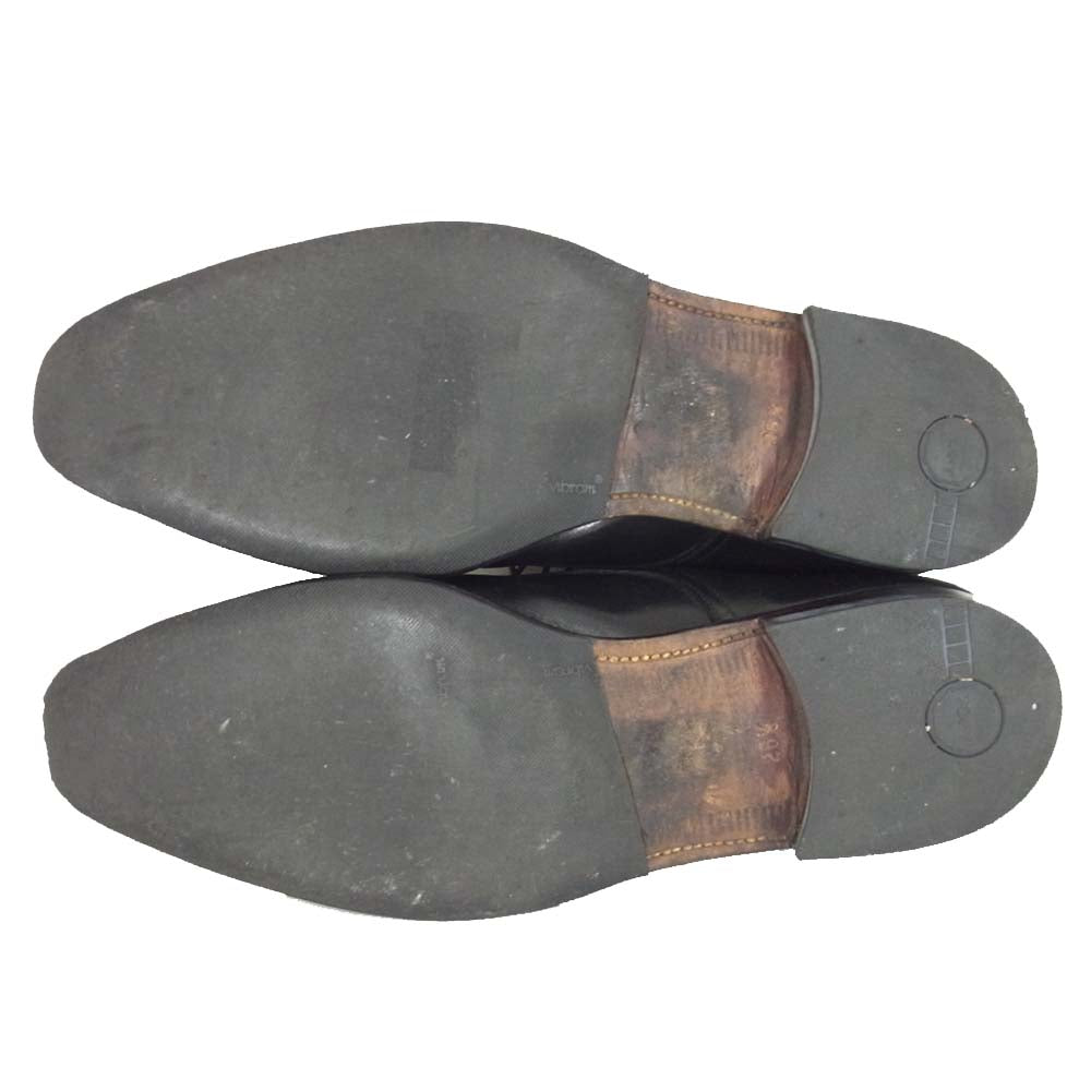 SCOTCH GRAIN スコッチグレイン 119 Uチップ レザー シューズ ブラック系 26 1/2【中古】