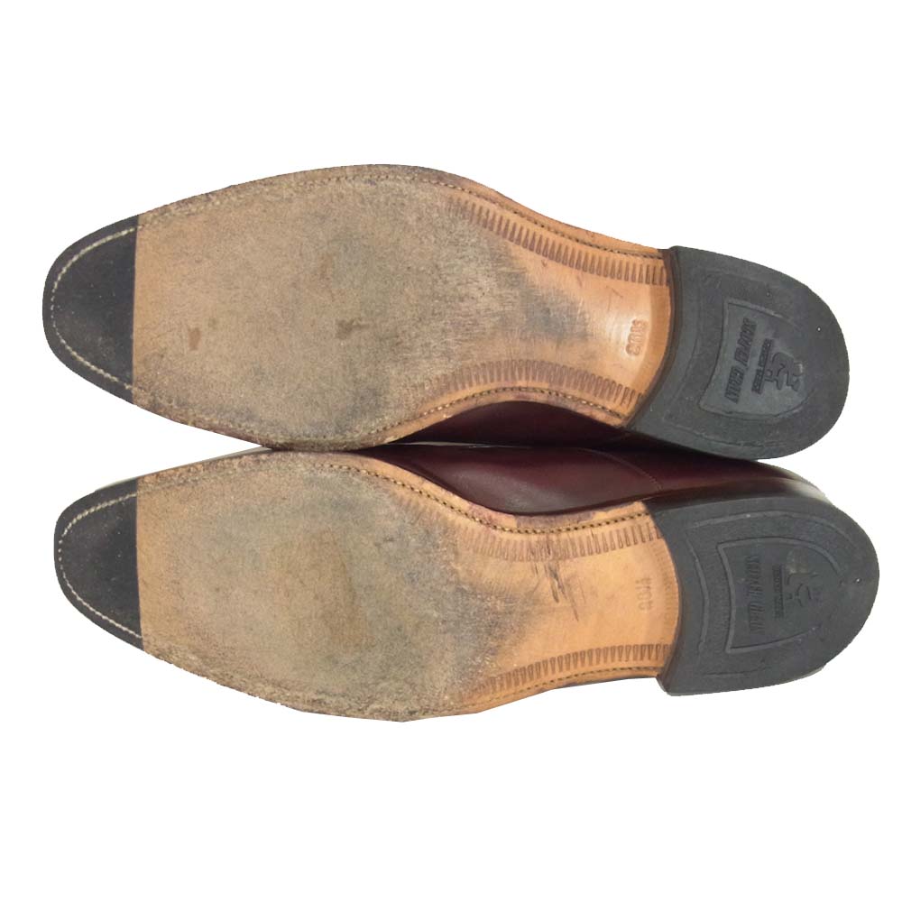 SCOTCH GRAIN スコッチグレイン M0138 シングルモンク シューズ ブラウン系 26 1/2【中古】