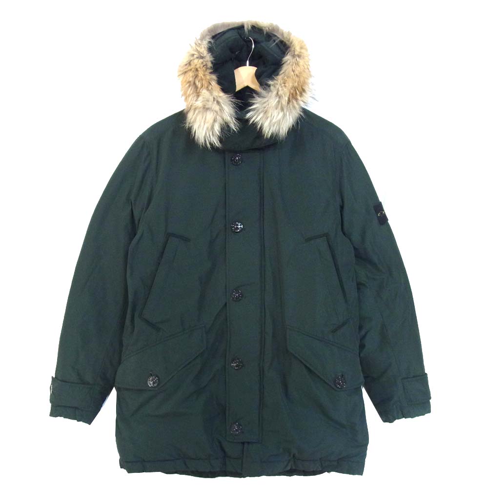 STONE ISLAND ストーンアイランド 国内正規品 MICRO REPS DOWN マイクロ レップス グリーン系 L【中古】