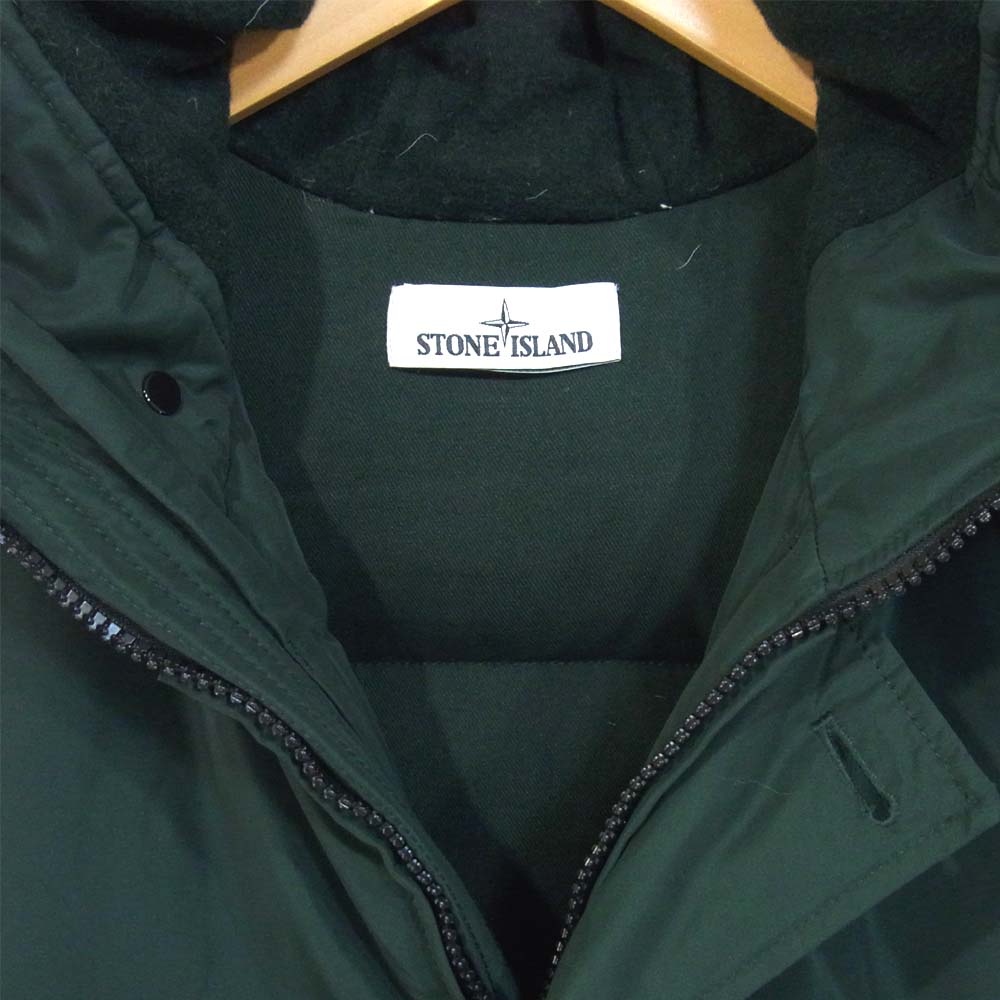 STONE ISLAND ストーンアイランド 国内正規品 MICRO REPS DOWN マイクロ レップス グリーン系 L【中古】