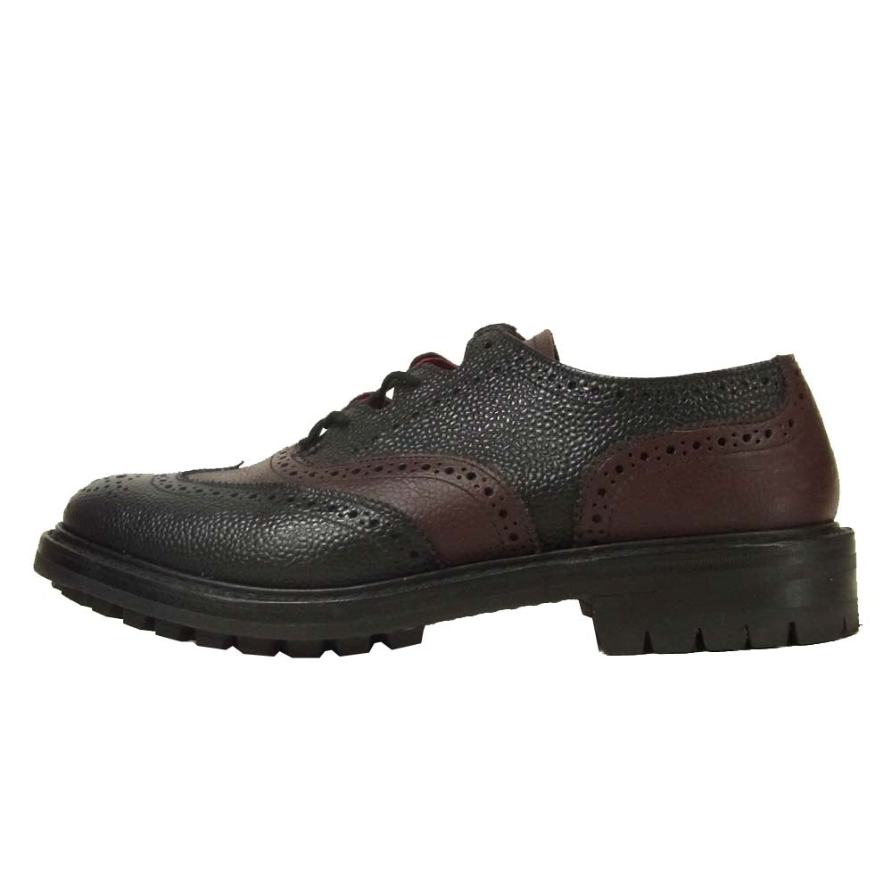 Tricker's トリッカーズ M7508 メンズビギ MEN’S BIGI ツートーン ギリー ブローグ ブラック系 ブラウン系 9【美品】【中古】
