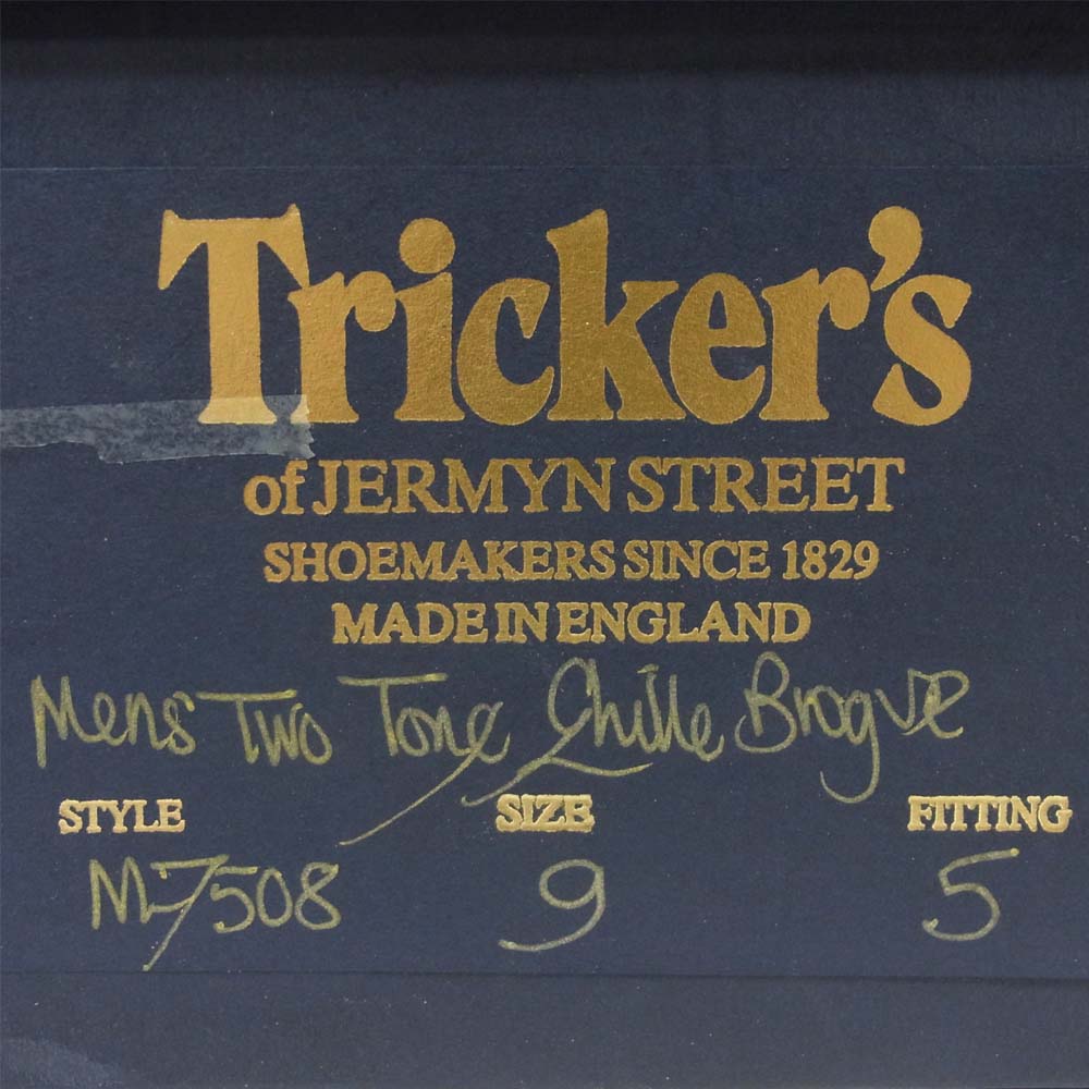 Tricker's トリッカーズ M7508 メンズビギ MEN'S BIGI ツートーン