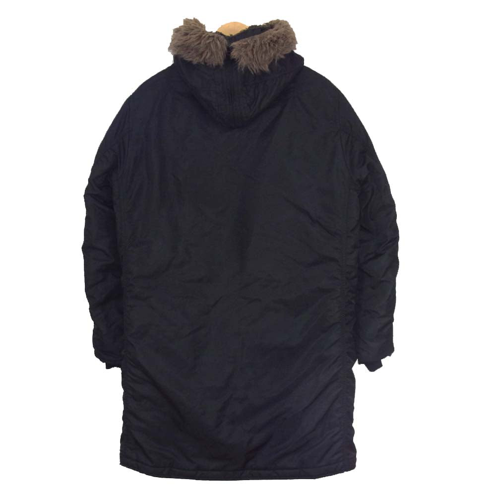 HYSTERIC GLAMOUR ヒステリックグラマー 16AW 0263AC01 プリマロフト エアフォース フーデッド コート ブラック系 M【中古】