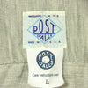 POST OVERALLS ポストオーバーオールズ プルオーバー ジップ 半袖シャツ グレー系 L【中古】