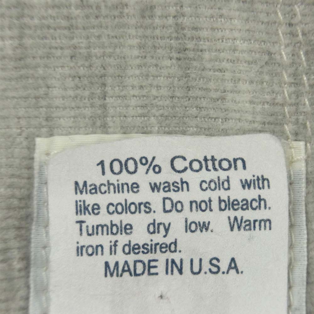 POST OVERALLS ポストオーバーオールズ プルオーバー ジップ 半袖シャツ グレー系 L【中古】