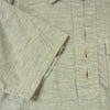POST OVERALLS ポストオーバーオールズ プルオーバー ジップ 半袖シャツ グレー系 L【中古】