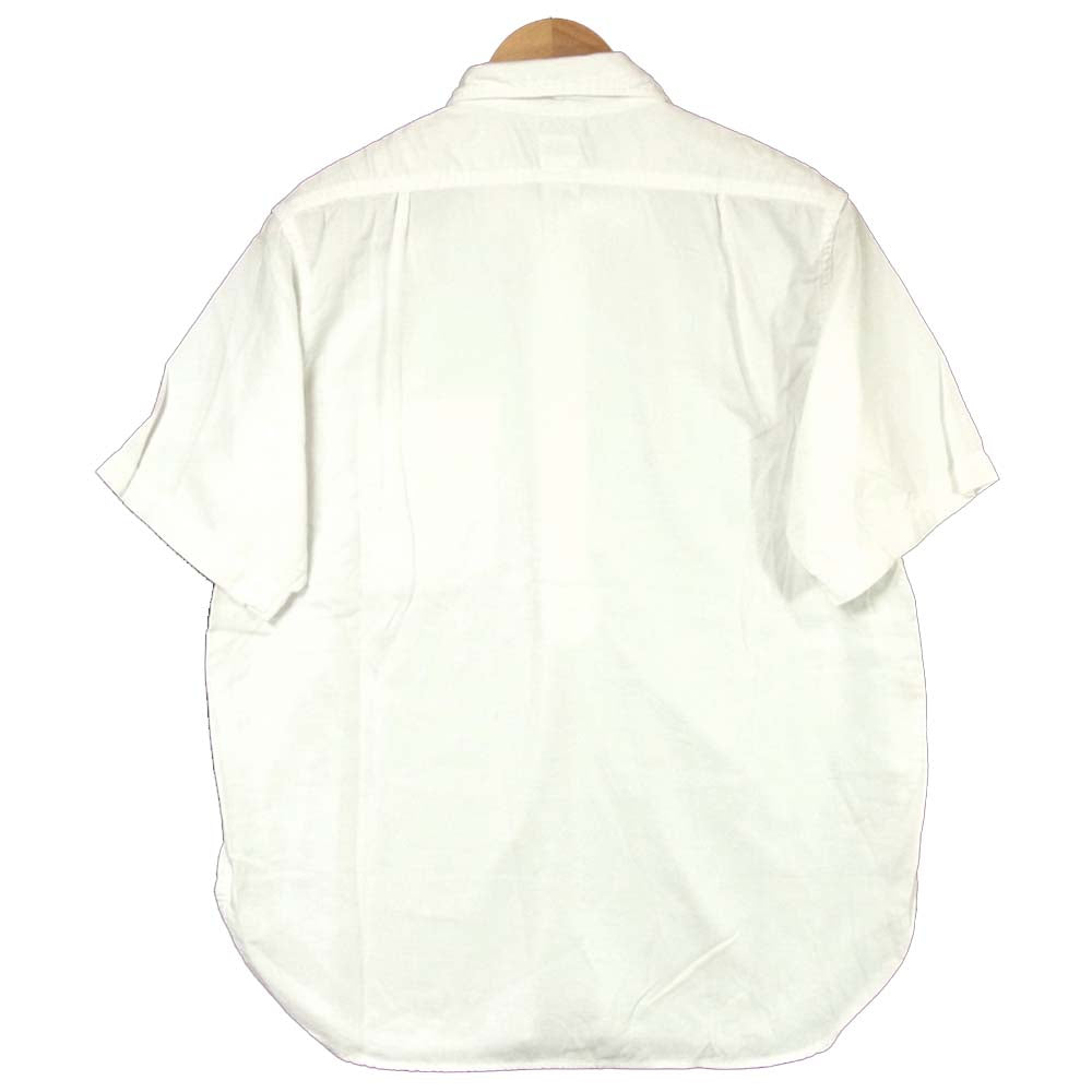 POST OVERALLS ポストオーバーオールズ プルオーバー 半袖シャツ ホワイト系 L【中古】