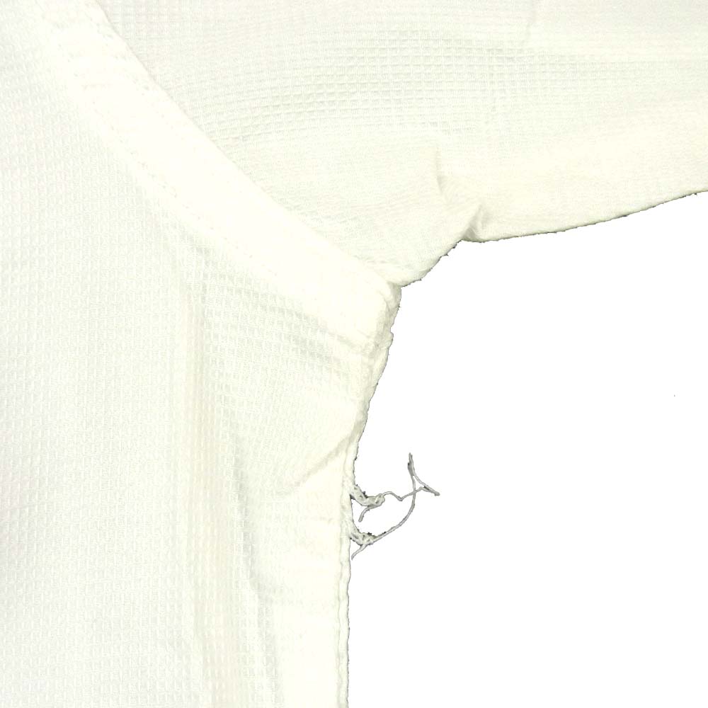 POST OVERALLS ポストオーバーオールズ プルオーバー 半袖シャツ ホワイト系 L【中古】