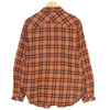 SASAFRAS ササフラス ウエスタン チェック 長袖シャツ オレンジ系 L【中古】