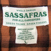 SASAFRAS ササフラス ウエスタン チェック 長袖シャツ オレンジ系 L【中古】