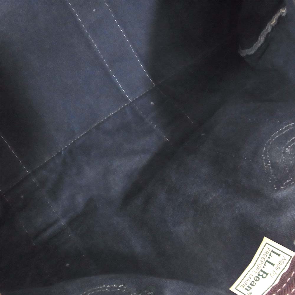 L.L.Bean エルエルビーン 80s ボストンバッグ ネイビー系【中古】