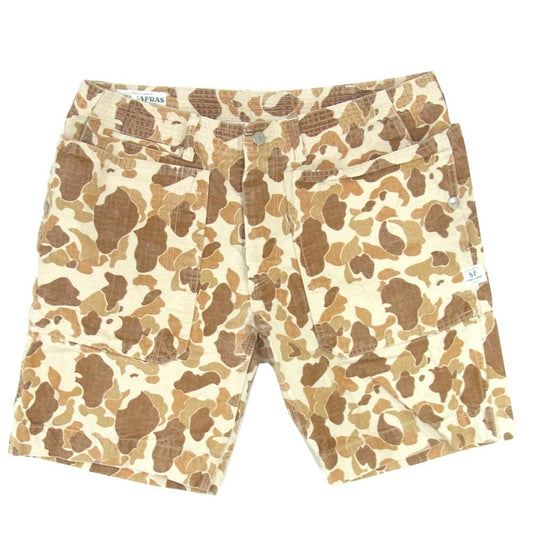 SASAFRAS ササフラス Fall Leaf Pants ハーフパンツ ブラウン系 XL【中古】