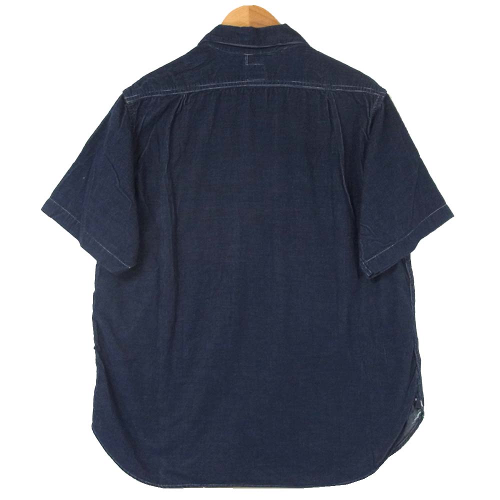 POST OVERALLS ポストオーバーオールズ プルオーバー ジップ 半袖シャツ ジャケット L【中古】