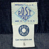 POST OVERALLS ポストオーバーオールズ プルオーバー ジップ 半袖シャツ ジャケット L【中古】