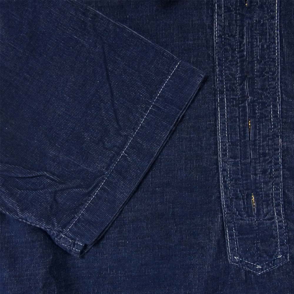 POST OVERALLS ポストオーバーオールズ プルオーバー ジップ 半袖シャツ ジャケット L【中古】