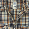 POST OVERALLS ポストオーバーオールズ チェック 長袖シャツ ブラウン系 L【中古】